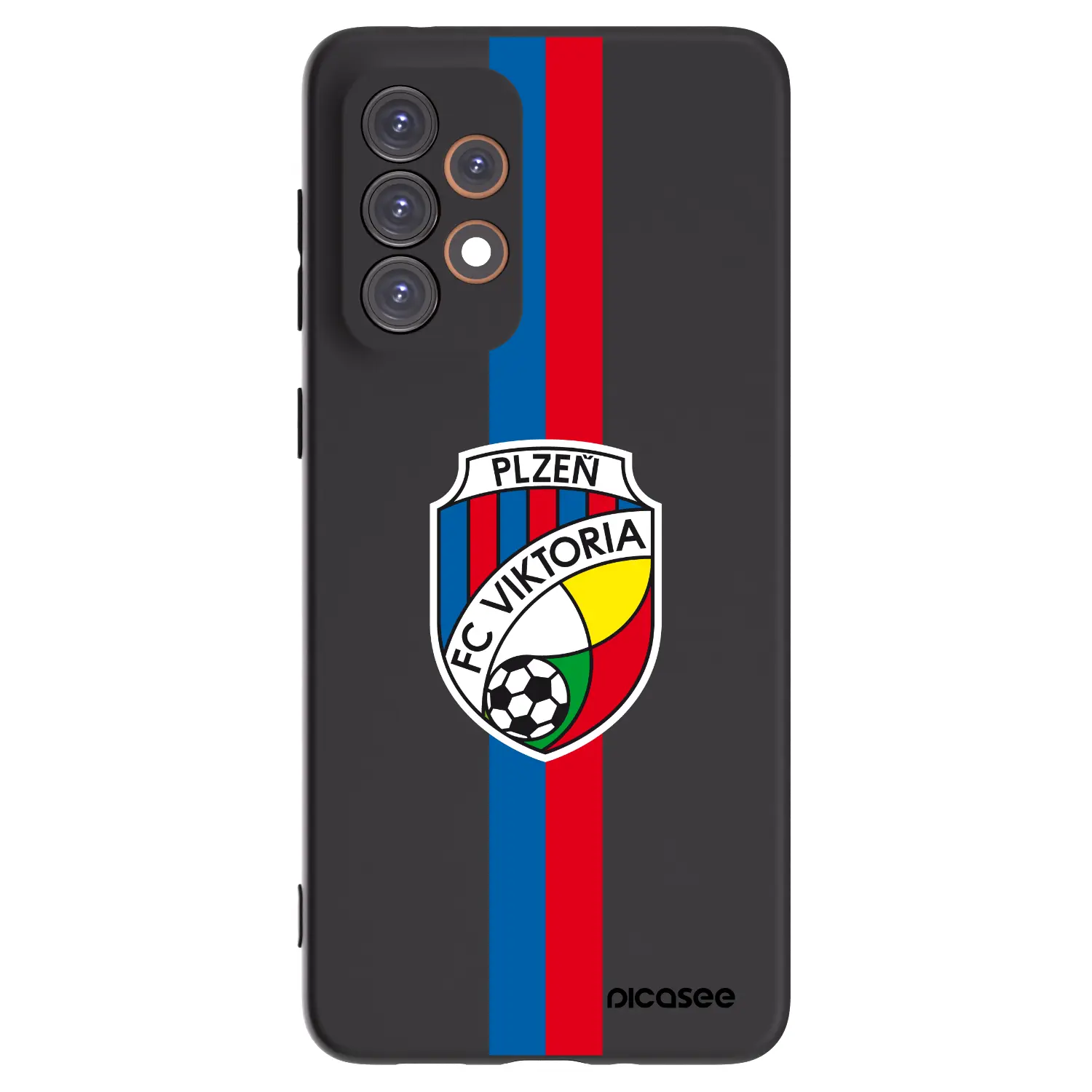 Silikonový černý obal pro Samsung Galaxy A33 5G A336 - FC Viktoria Plzeň H