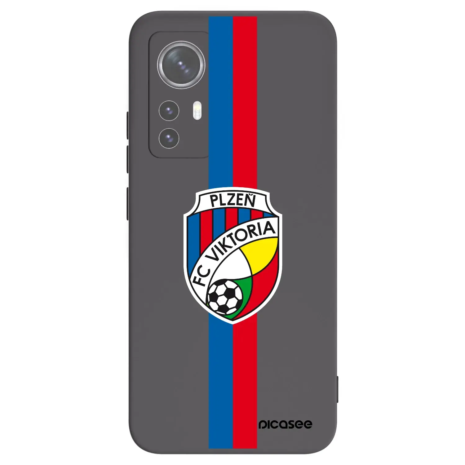 Silikonový černý obal pro Xiaomi 12X - FC Viktoria Plzeň H