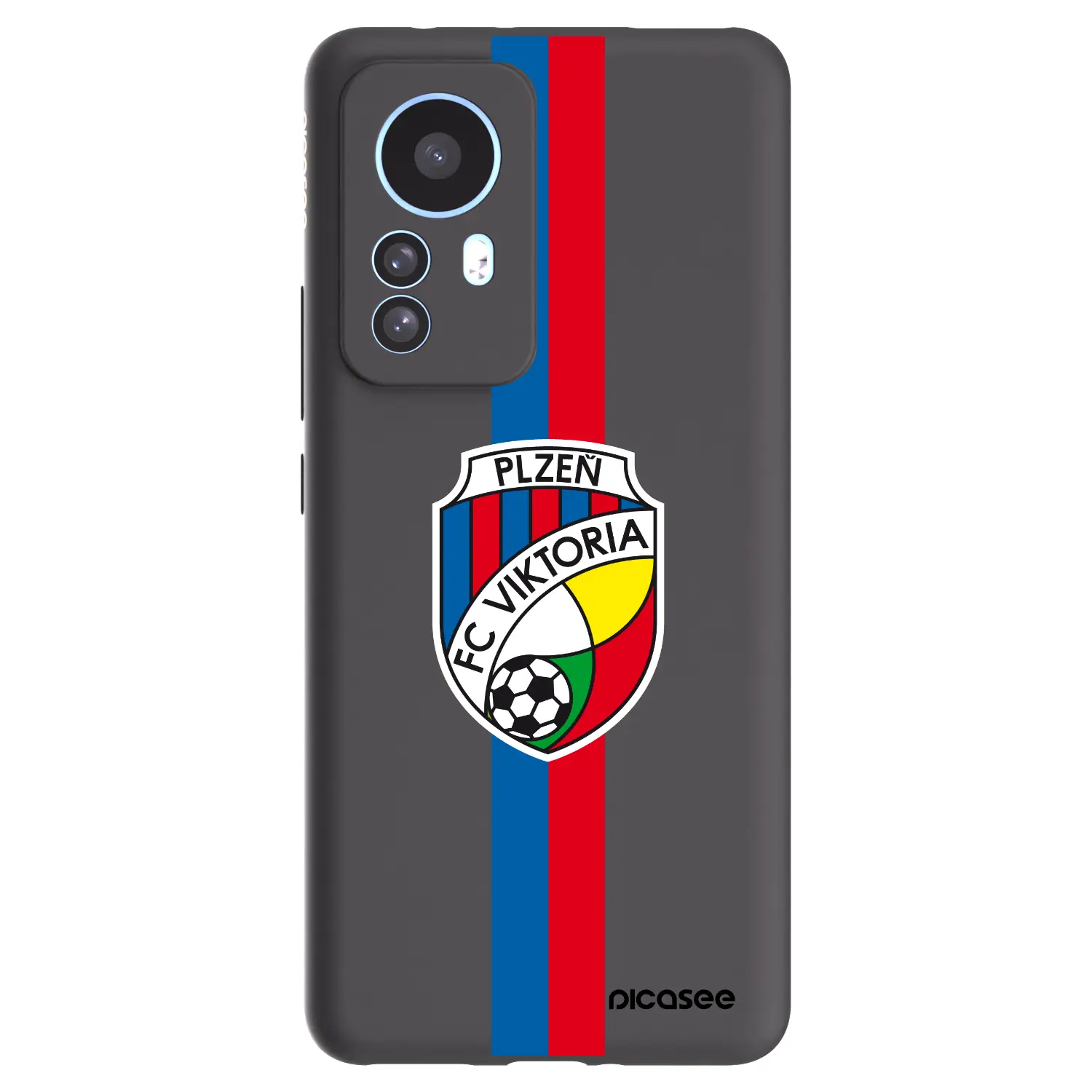 Silikonový černý obal pro Xiaomi 12T Pro - FC Viktoria Plzeň H