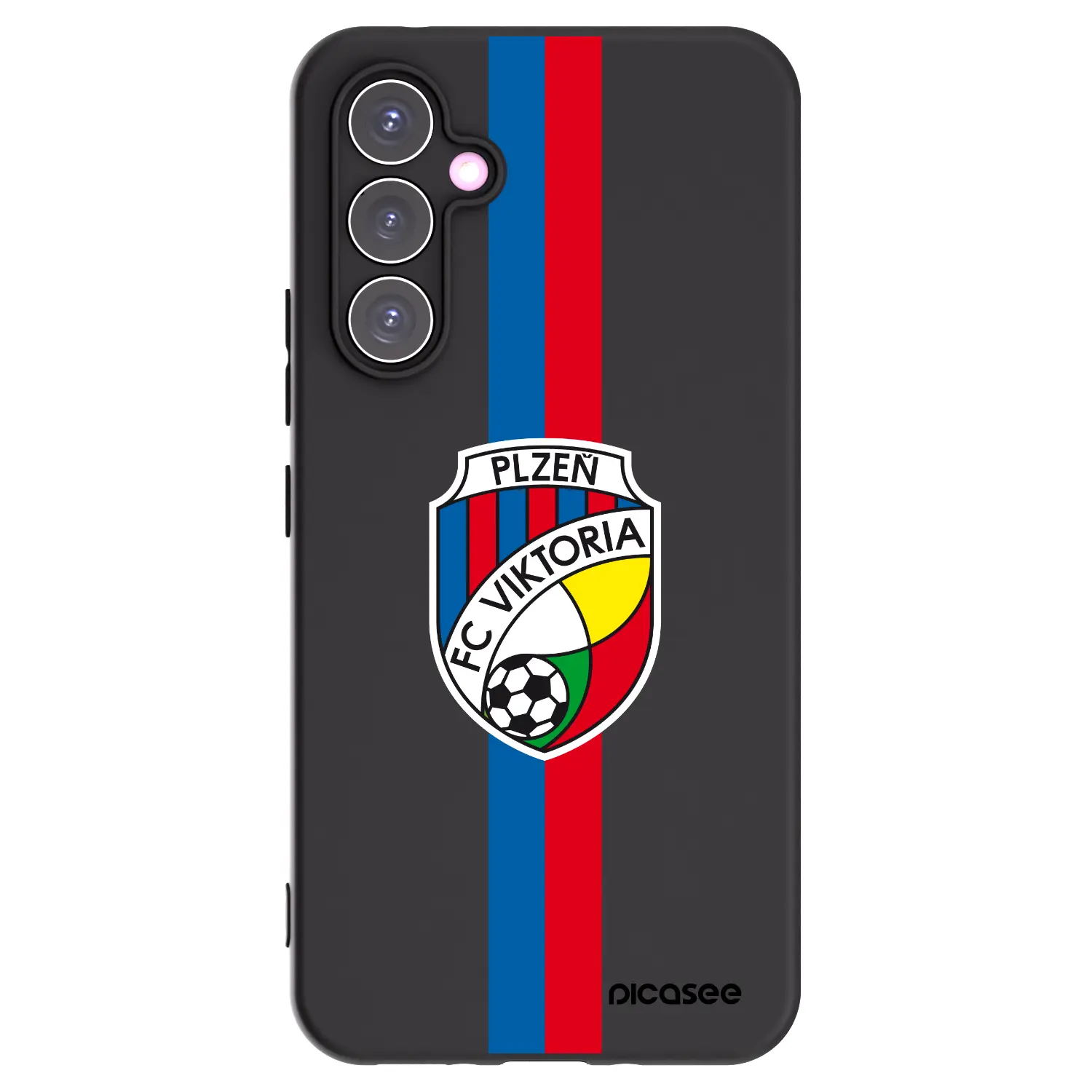 Silikonový černý obal pro Samsung Galaxy A54 5G A546B - FC Viktoria Plzeň H