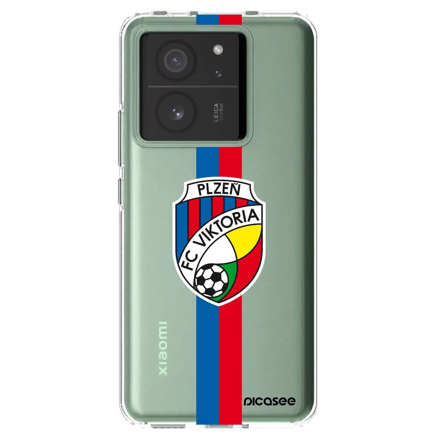 Silikonový průhledný obal pro Xiaomi 13T - FC Viktoria Plzeň H