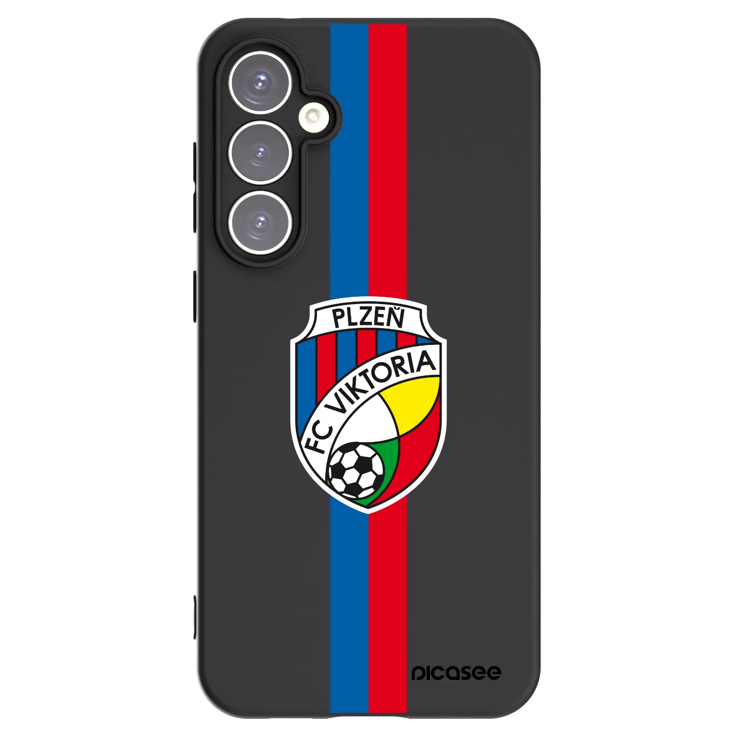 Silikonový černý obal pro Samsung Galaxy S23 FE S711B - FC Viktoria Plzeň H