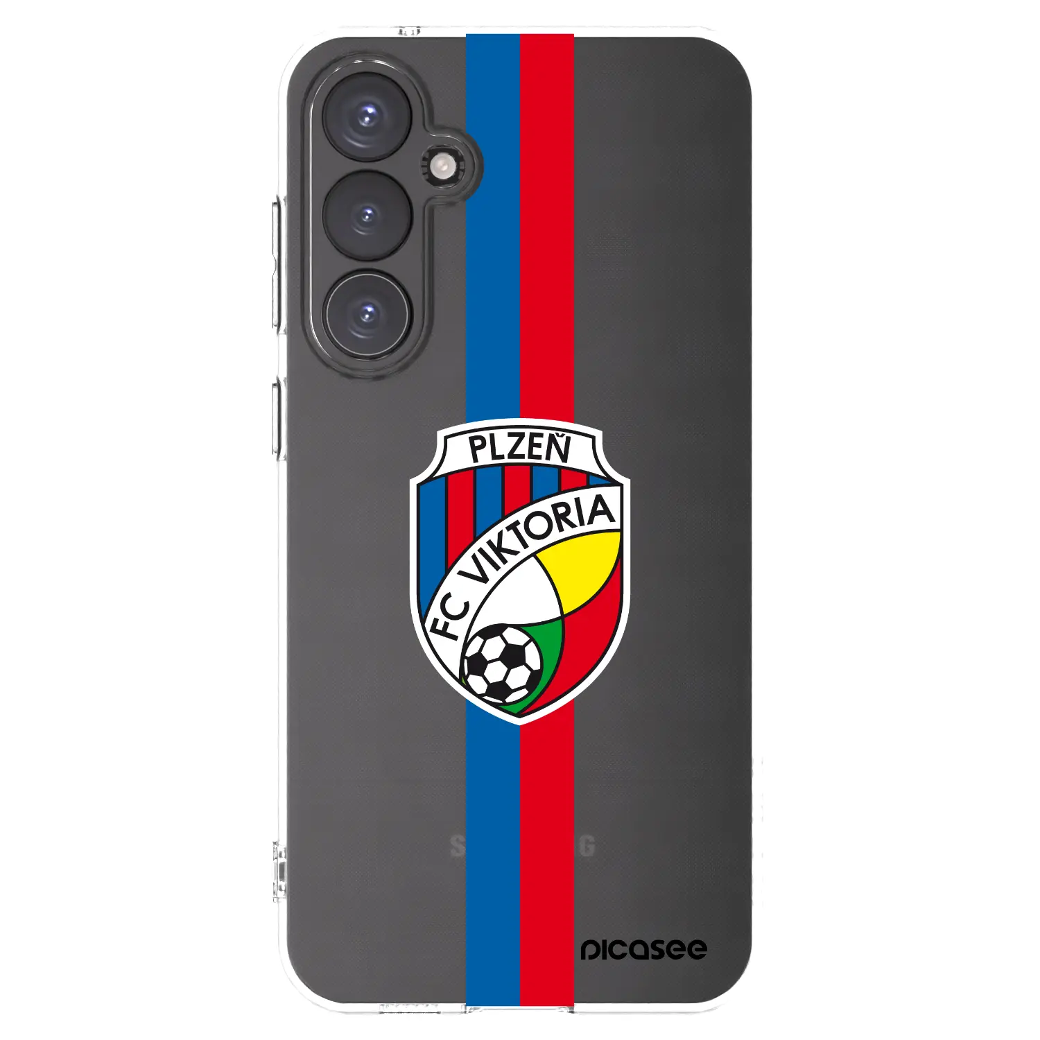 Silikonový průhledný obal pro Samsung Galaxy S23 FE S711B - FC Viktoria Plzeň H