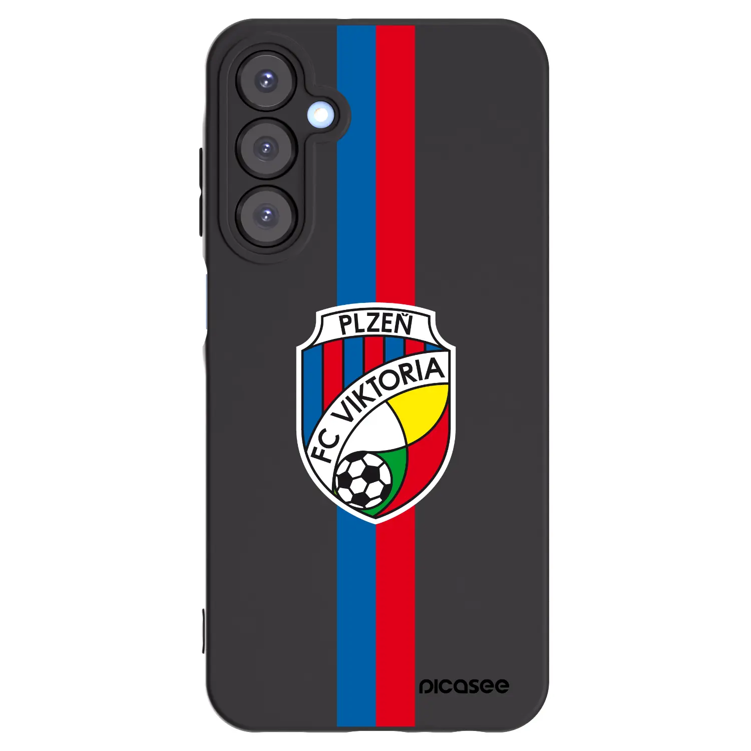 Silikonový černý obal pro Samsung Galaxy A25 A256B 5G - FC Viktoria Plzeň H