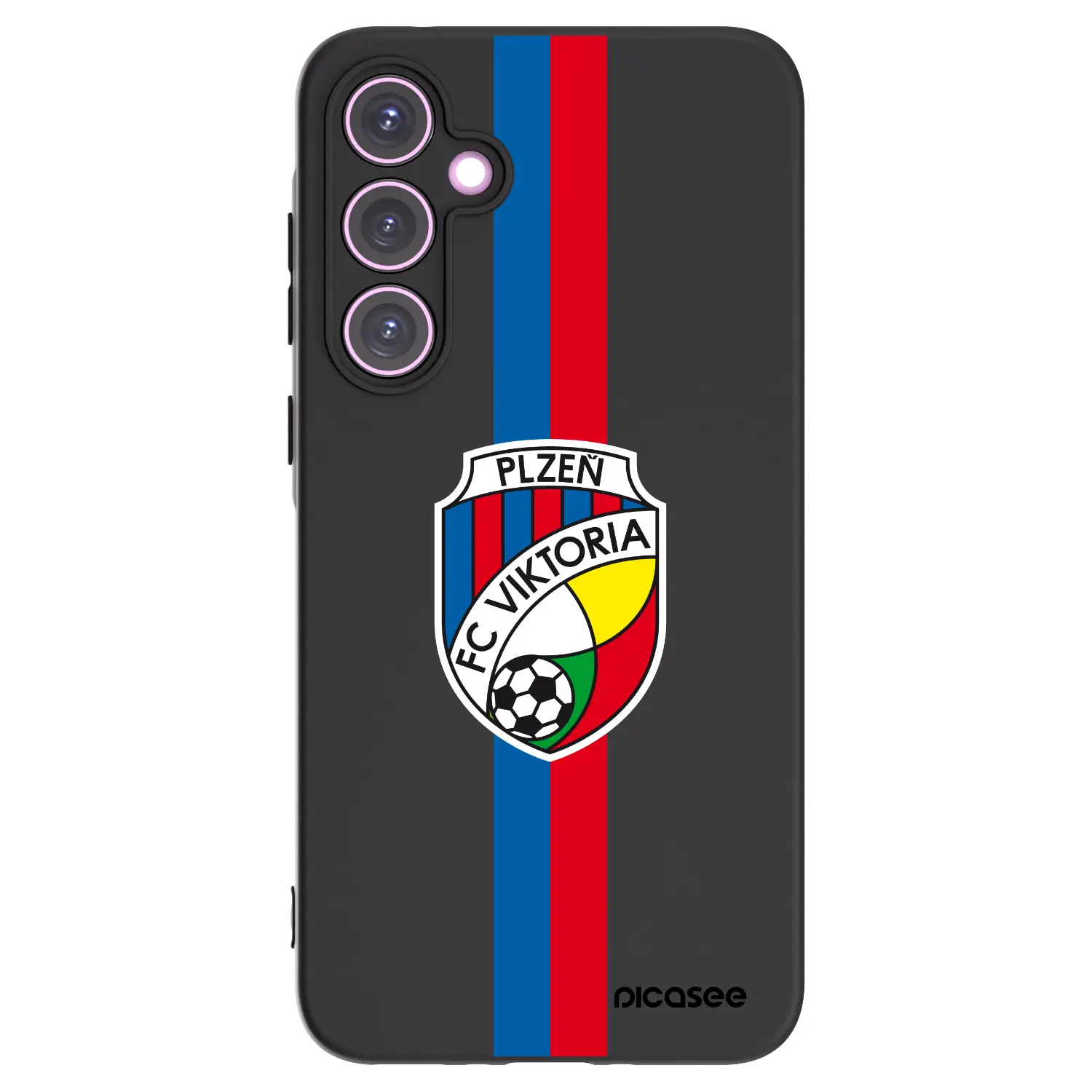 Silikonový černý obal pro Samsung Galaxy A35 5G A356B - FC Viktoria Plzeň H