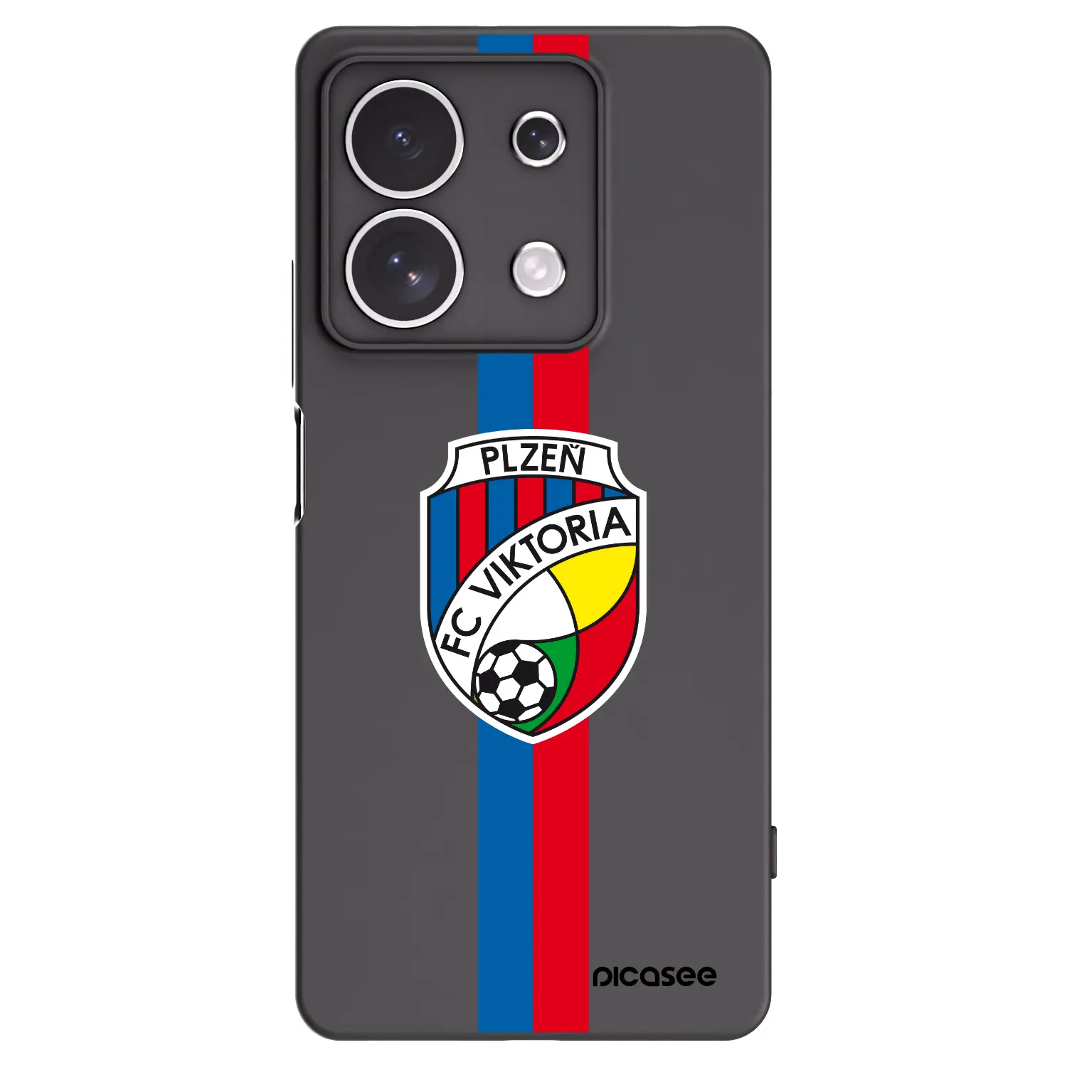 Silikonový černý obal pro Xiaomi Redmi Note 13 4G - FC Viktoria Plzeň H