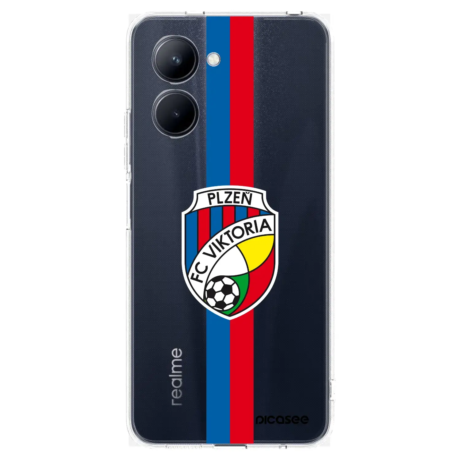 Silikonový průhledný obal pro Realme C33 (2023) - FC Viktoria Plzeň H