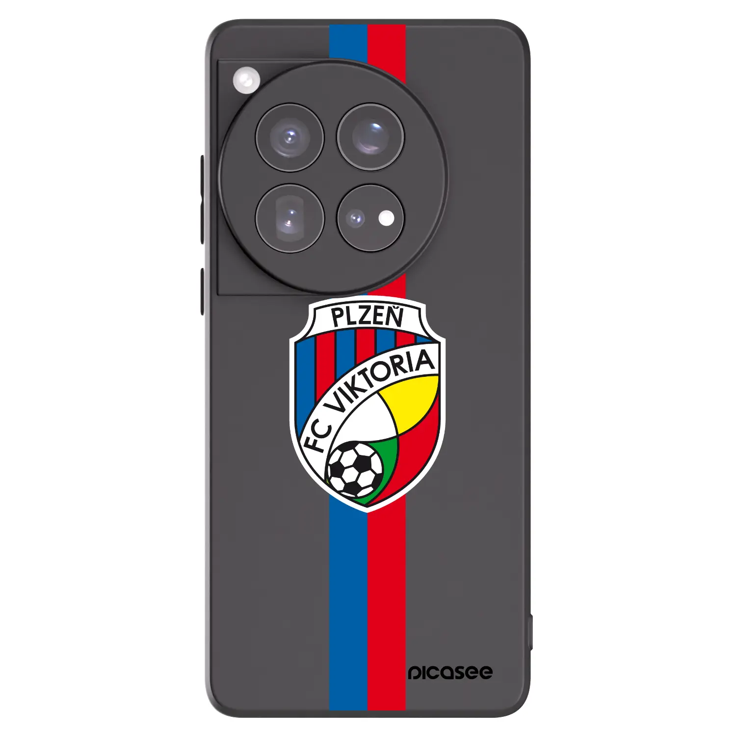 Silikonový černý obal pro OnePlus 12 5G - FC Viktoria Plzeň H