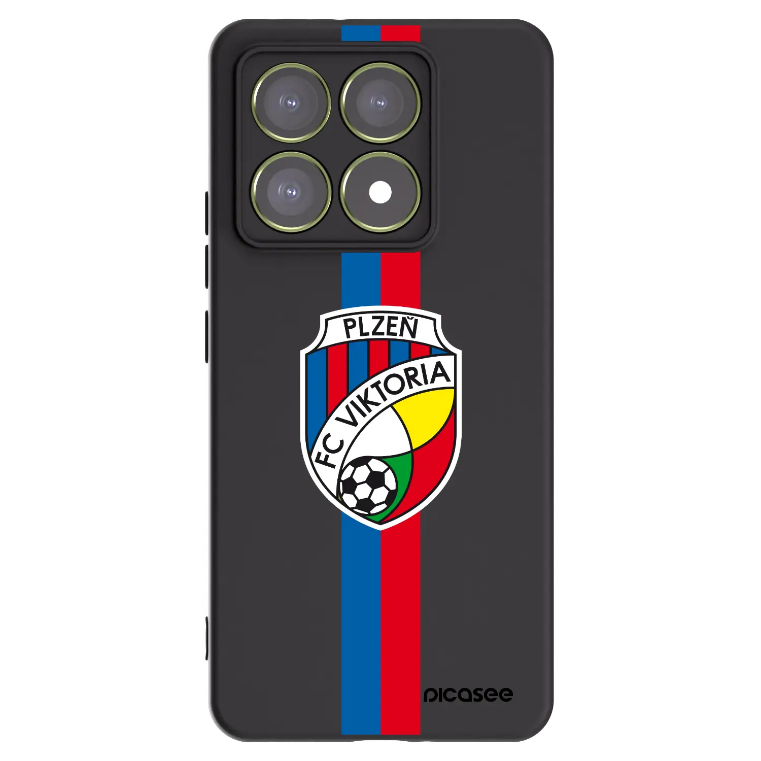 Silikonový černý obal pro Xiaomi 14T - FC Viktoria Plzeň H