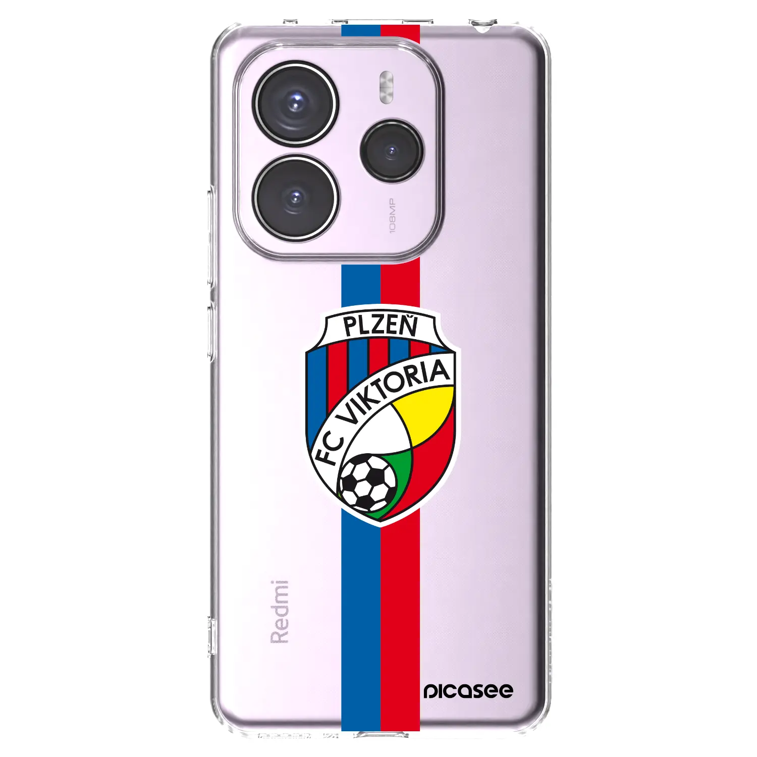 Silikonový průhledný obal pro Xiaomi Redmi Note 14 5G - FC Viktoria Plzeň H
