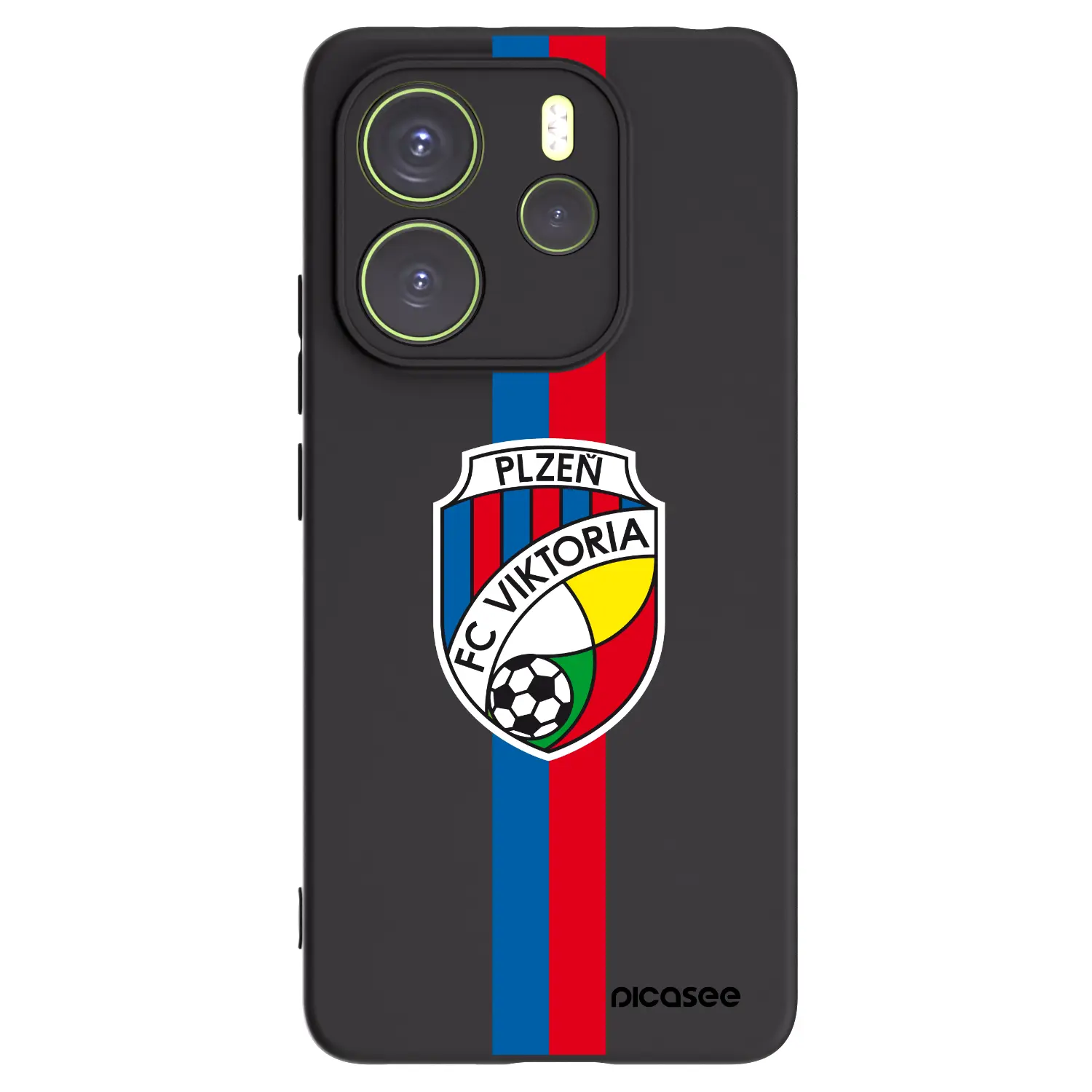Silikonový černý obal pro Xiaomi Redmi Note 14 4G - FC Viktoria Plzeň H