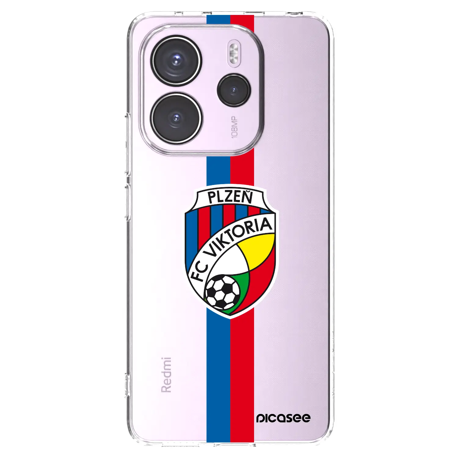 Silikonový průhledný obal pro Xiaomi Redmi Note 14 4G - FC Viktoria Plzeň H