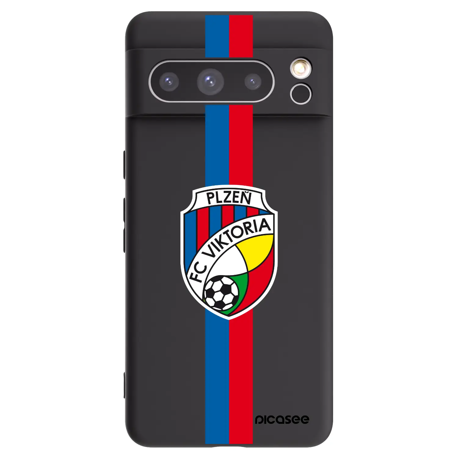 Silikonový černý obal pro Google Pixel 8 Pro - FC Viktoria Plzeň H