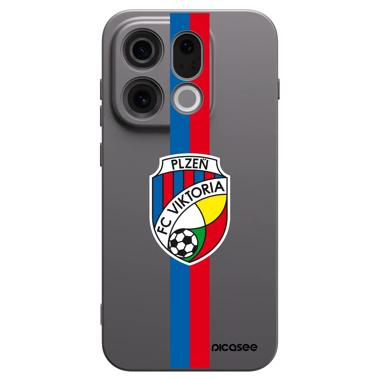 Silikonový černý obal pro OPPO Find X9 - FC Viktoria Plzeň H