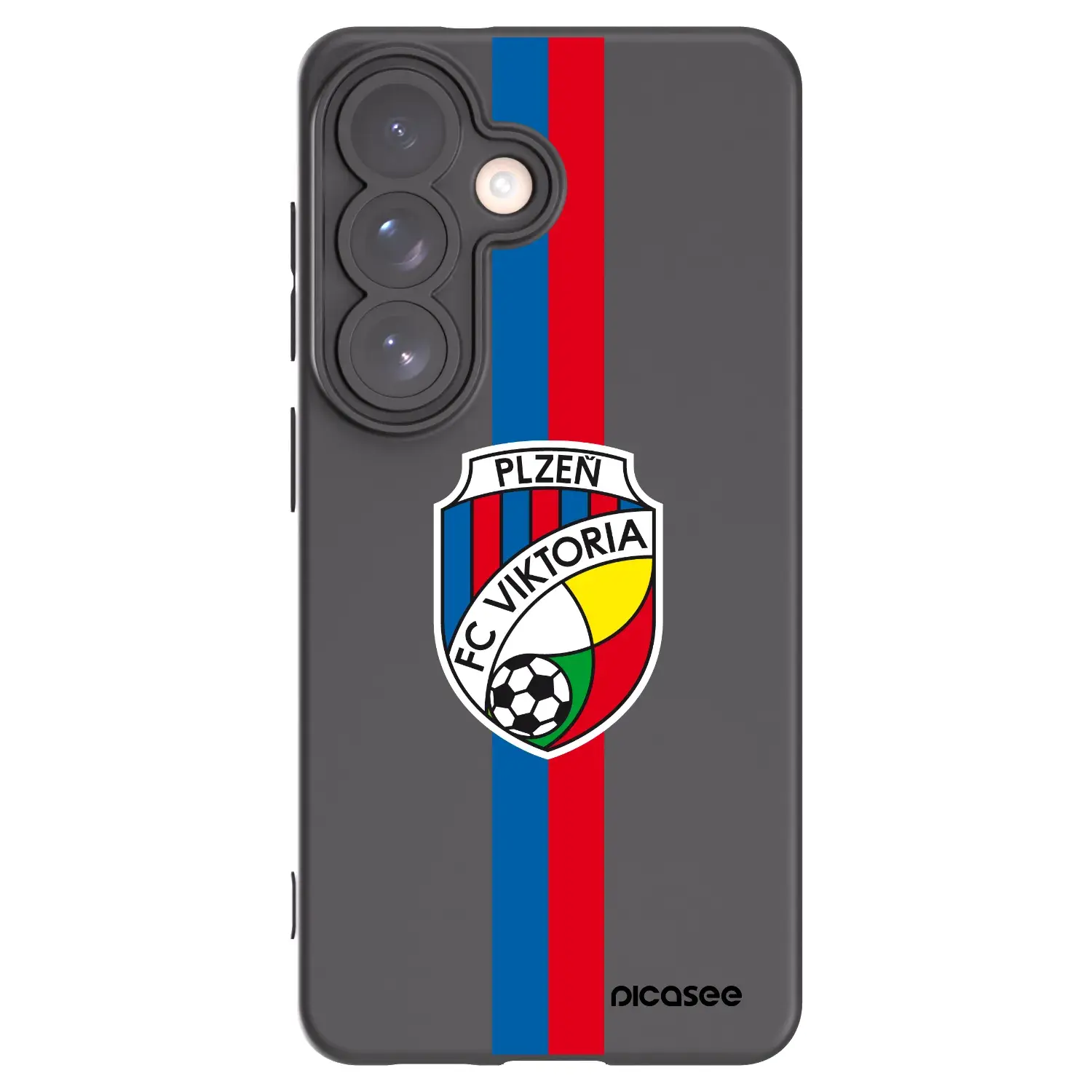 Silikonový černý obal pro Samsung Galaxy S26 - FC Viktoria Plzeň H