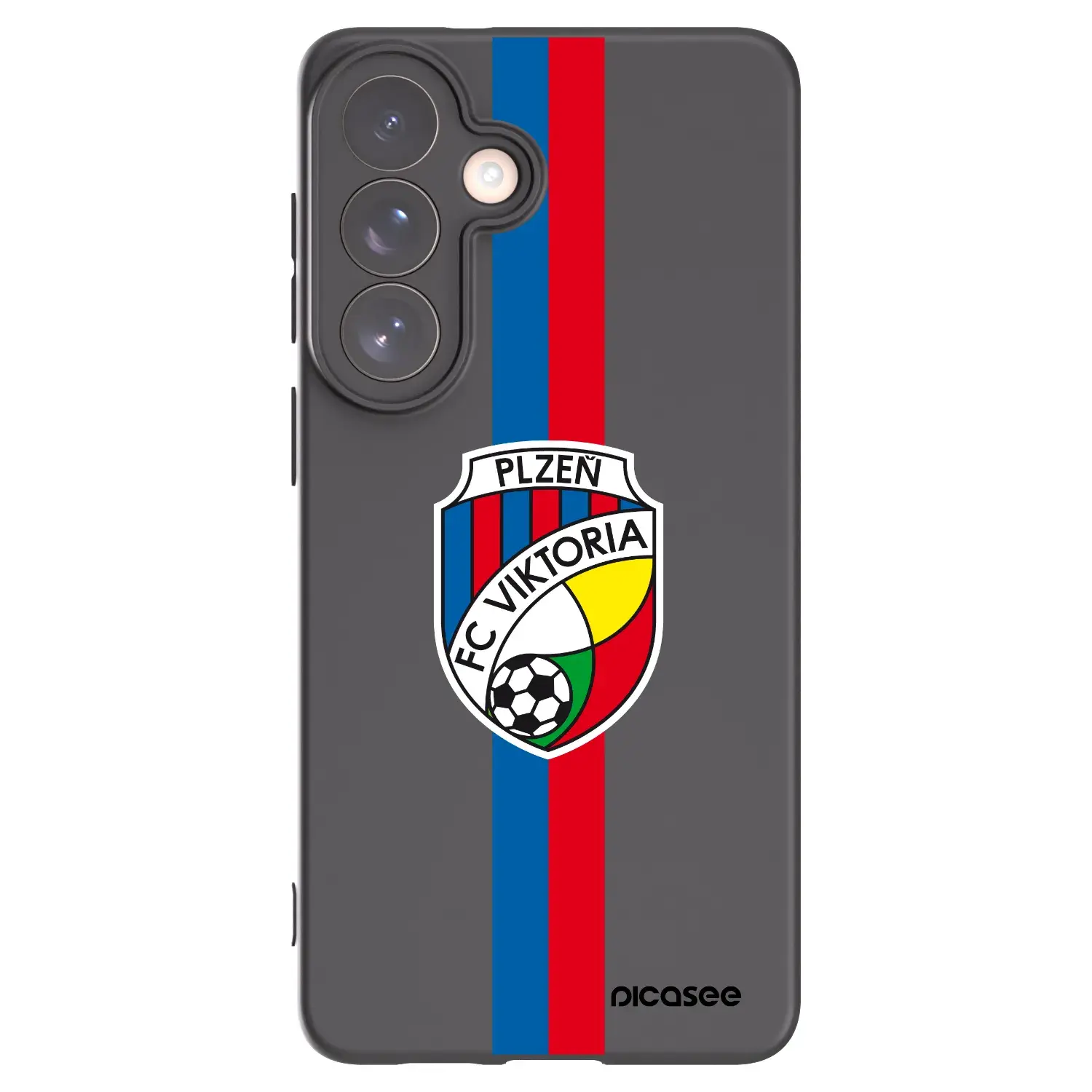 Silikonový černý obal pro Samsung Galaxy S26+ - FC Viktoria Plzeň H