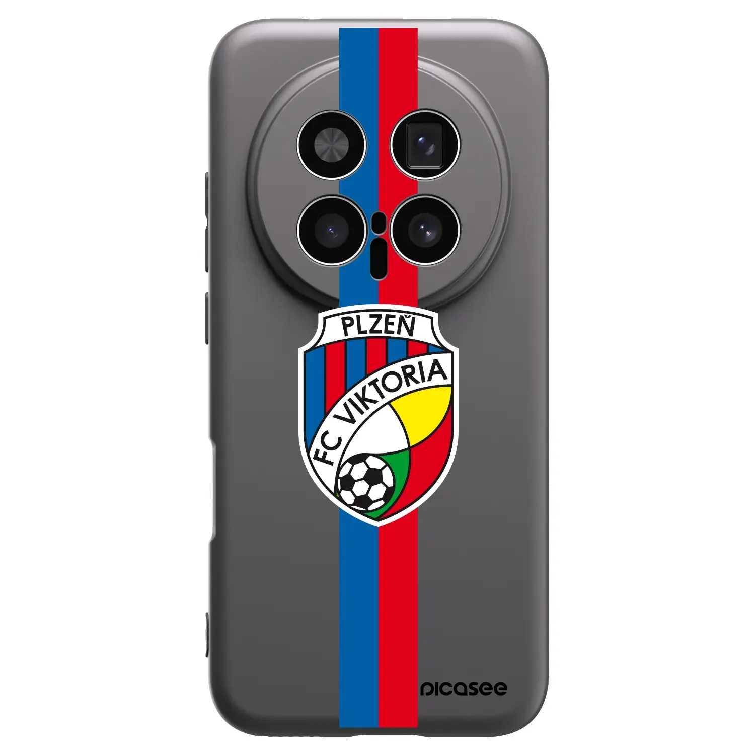 Silikonový černý obal pro Honor Magic8 Pro 5G - FC Viktoria Plzeň H