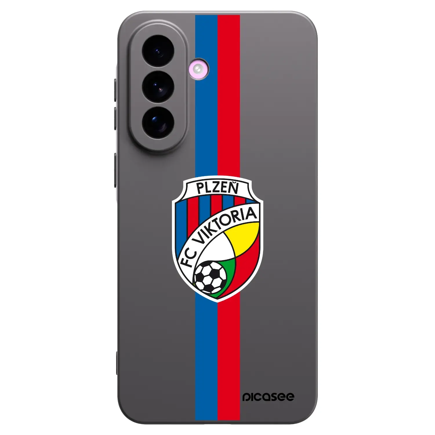 Silikonový černý obal pro Samsung Galaxy A57 5G - FC Viktoria Plzeň H