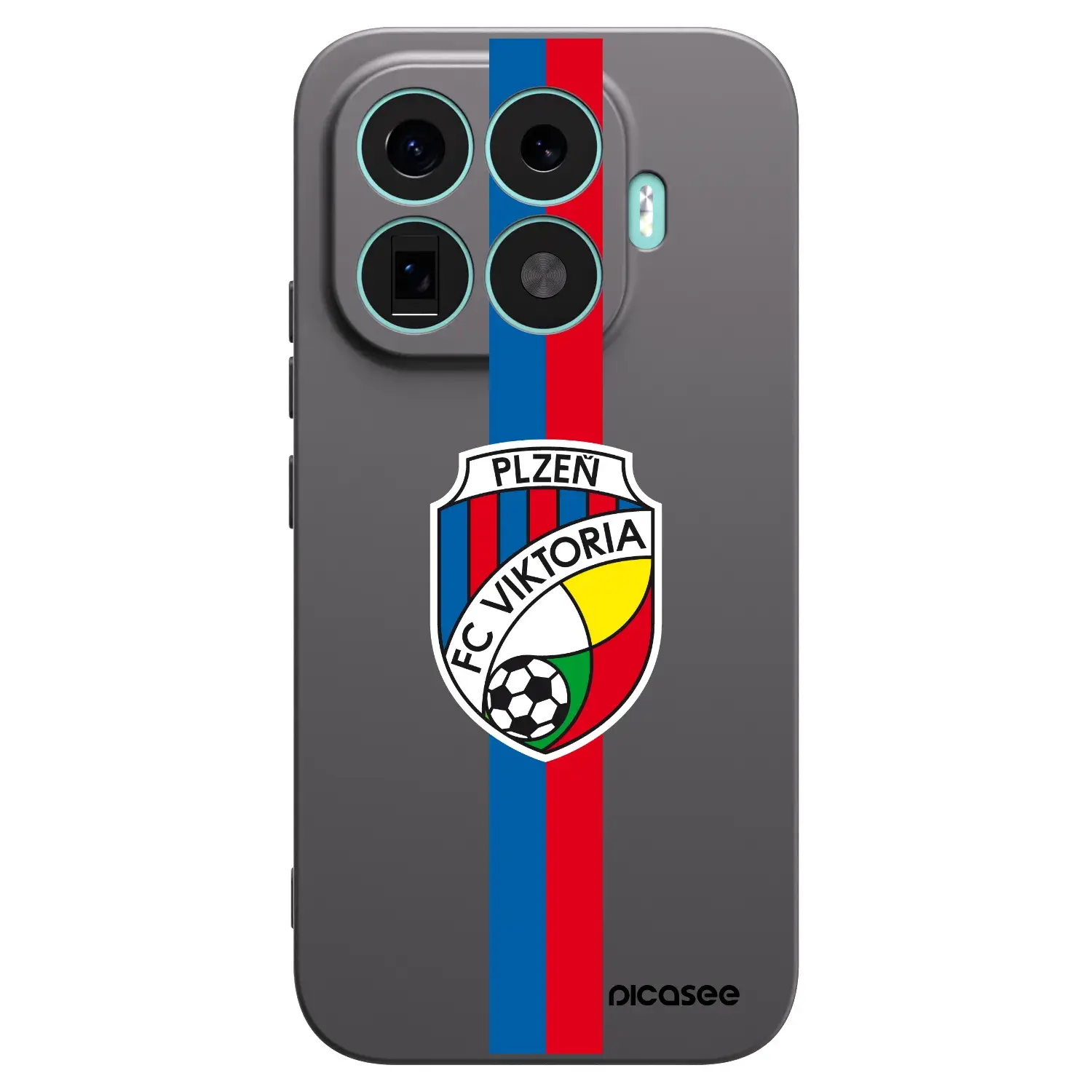 Silikonový černý obal pro Xiaomi 17T - FC Viktoria Plzeň H