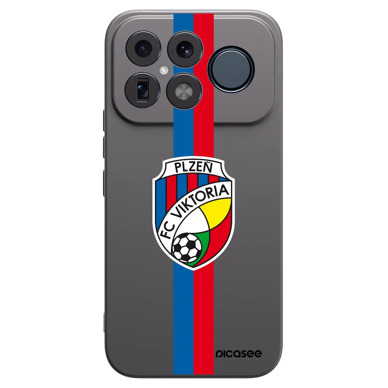 Silikonový černý obal pro Xiaomi Poco F8 Ultra - FC Viktoria Plzeň H