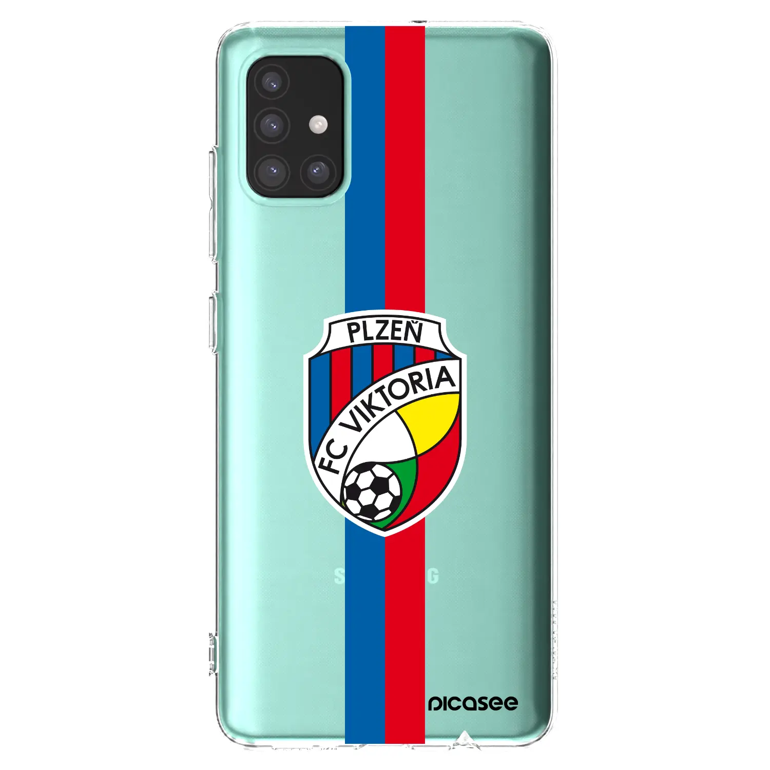Silikonový průhledný obal pro Samsung Galaxy A51 A515F - FC Viktoria Plzeň H