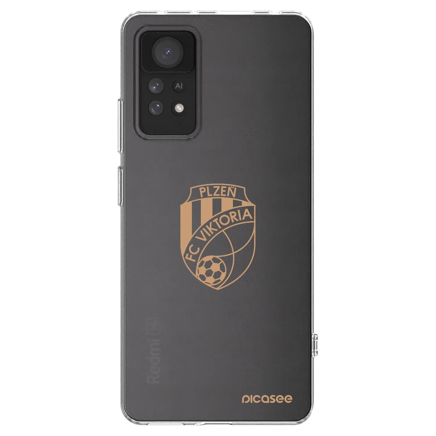 Silikonový průhledný obal pro Xiaomi Redmi Note 11 Pro 5G - FC Viktoria Plzeň I