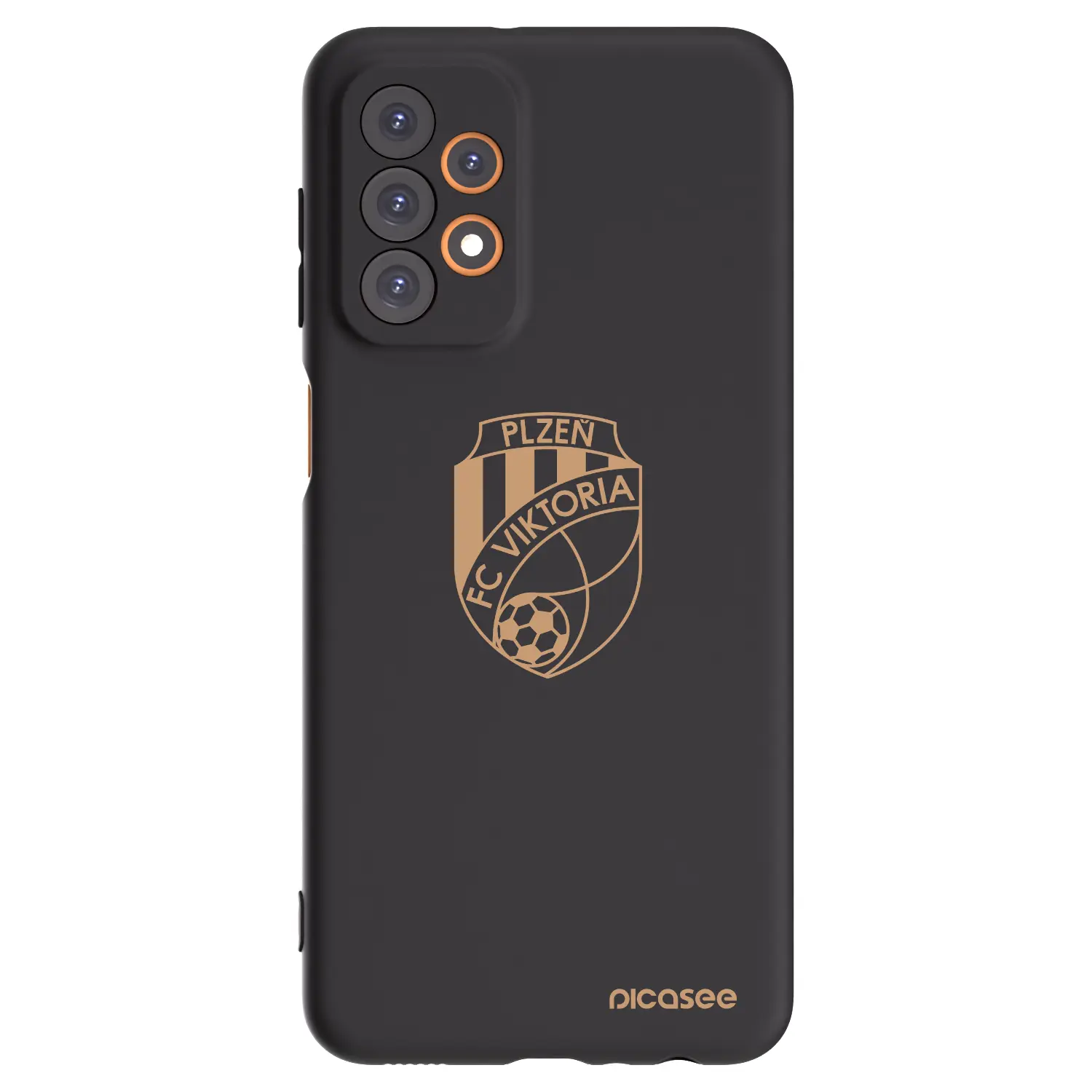 Silikonový černý obal pro Samsung Galaxy A23 A236B 5G - FC Viktoria Plzeň I