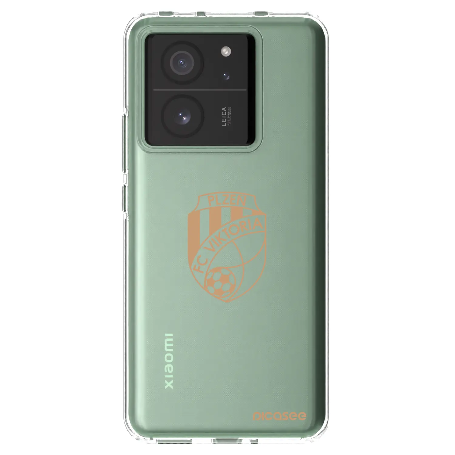 Silikonový průhledný obal pro Xiaomi 13T Pro - FC Viktoria Plzeň I