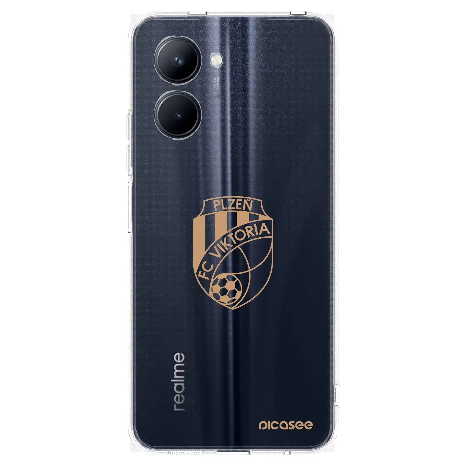 Silikonový průhledný obal pro Realme C33 (2023) - FC Viktoria Plzeň I