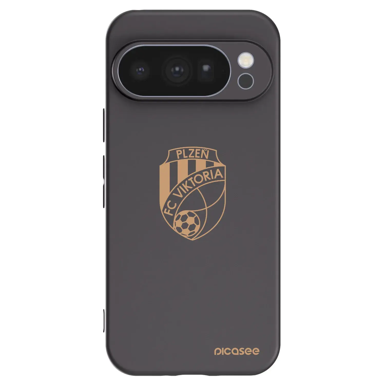 Silikonový černý obal pro Google Pixel 10 Pro - FC Viktoria Plzeň I