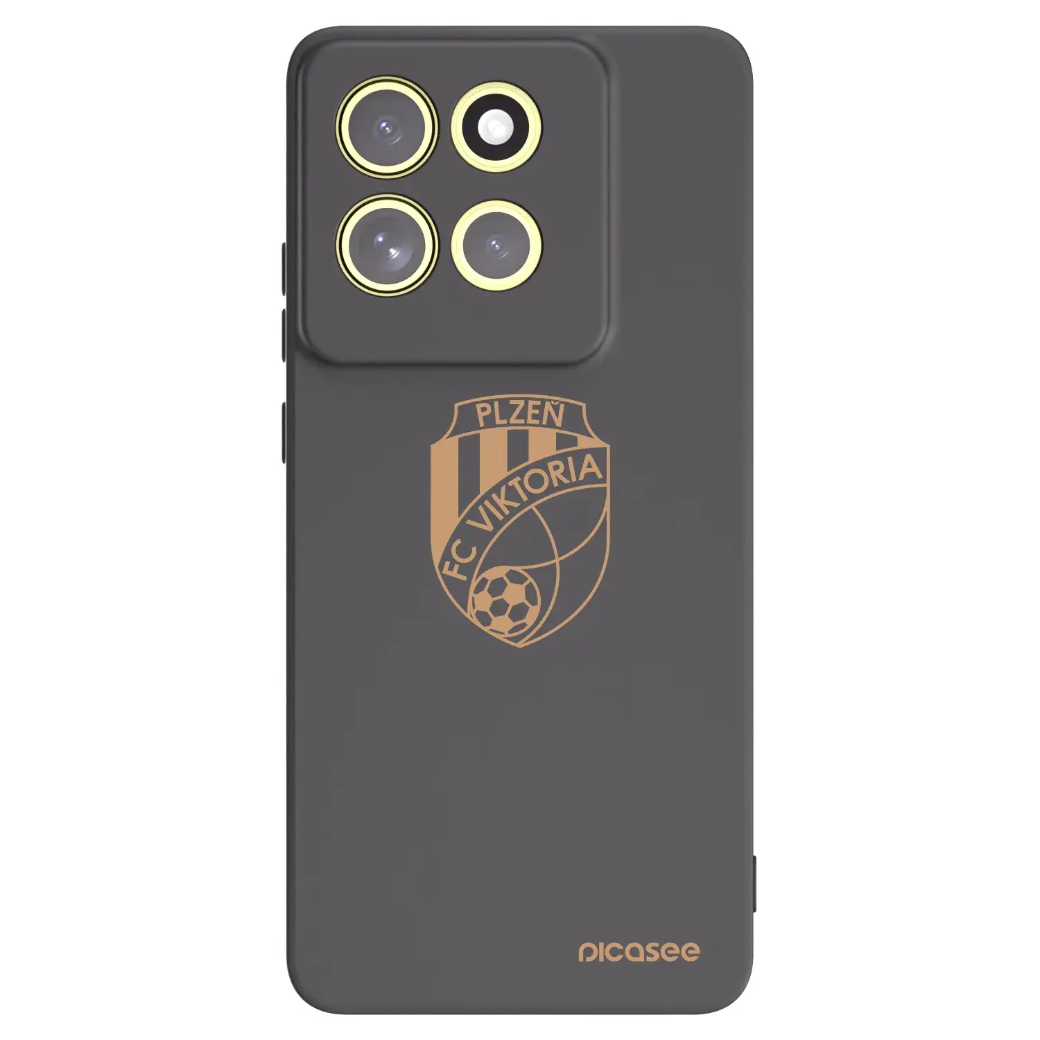 Silikonový černý obal pro Motorola Moto G86 Power 5G - FC Viktoria Plzeň I