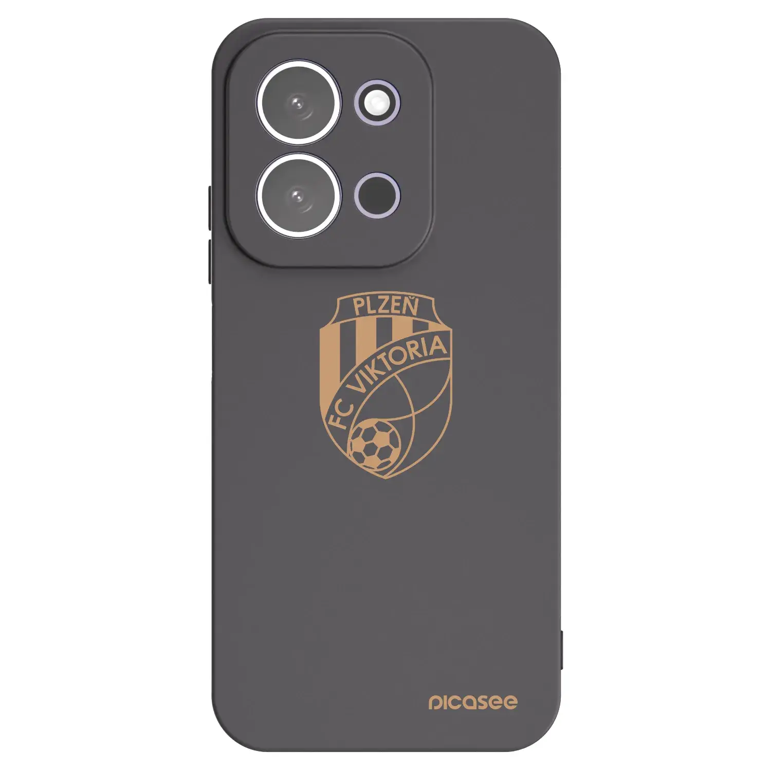 Silikonový černý obal pro Xiaomi Redmi 15C 5G - FC Viktoria Plzeň I