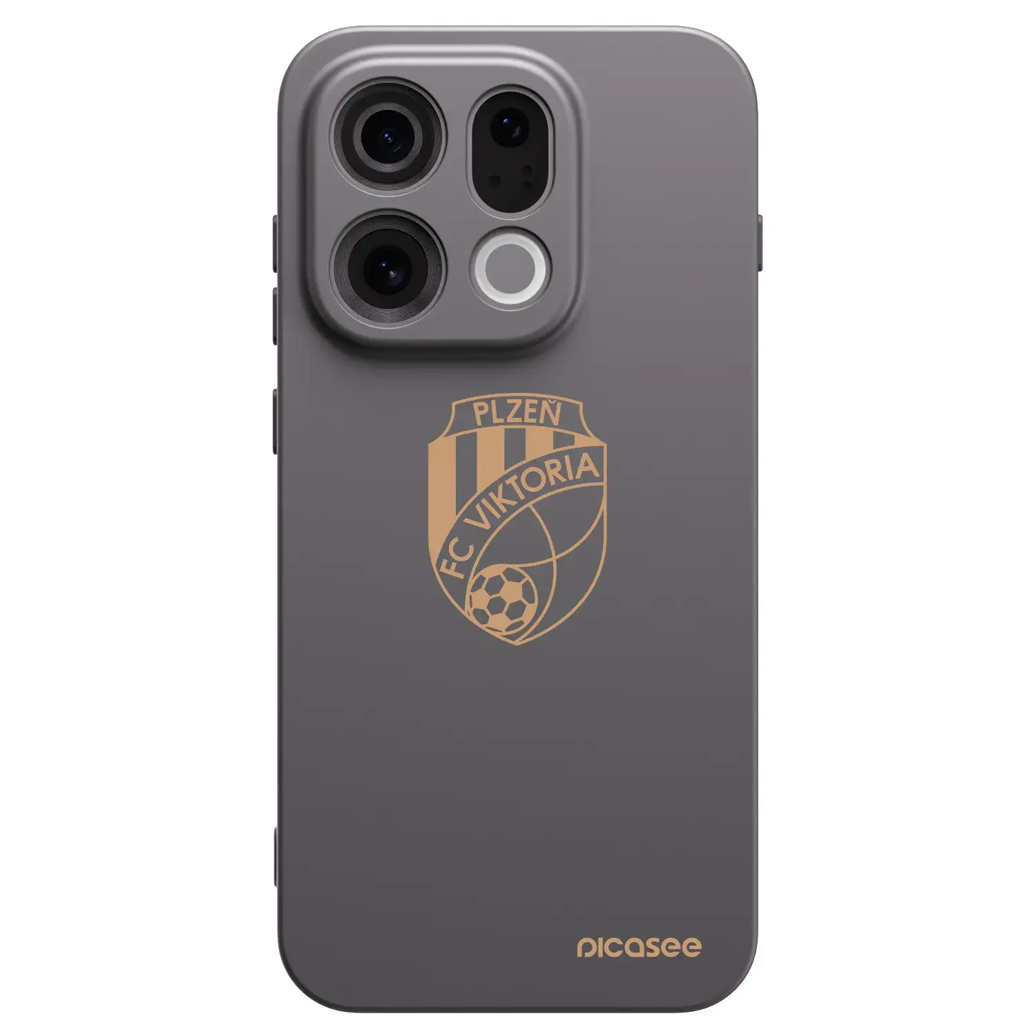 Silikonový černý obal pro OPPO Find X9 - FC Viktoria Plzeň I