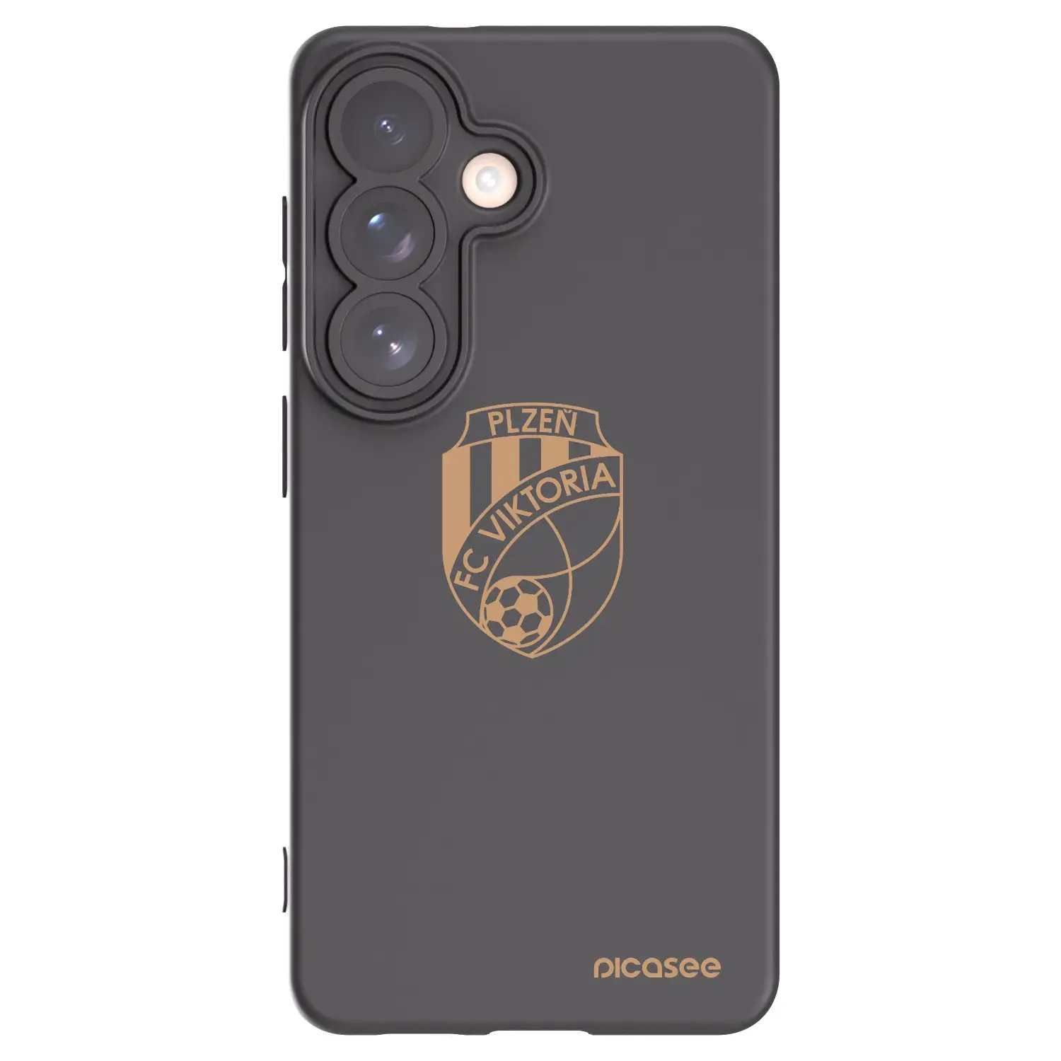Silikonový černý obal pro Samsung Galaxy S26 - FC Viktoria Plzeň I
