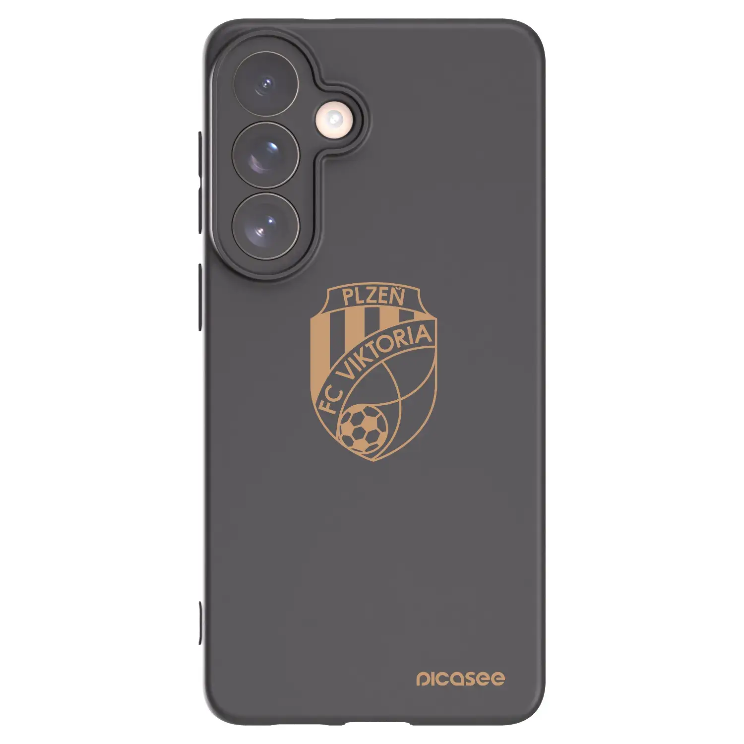 Silikonový černý obal pro Samsung Galaxy S26+ - FC Viktoria Plzeň I