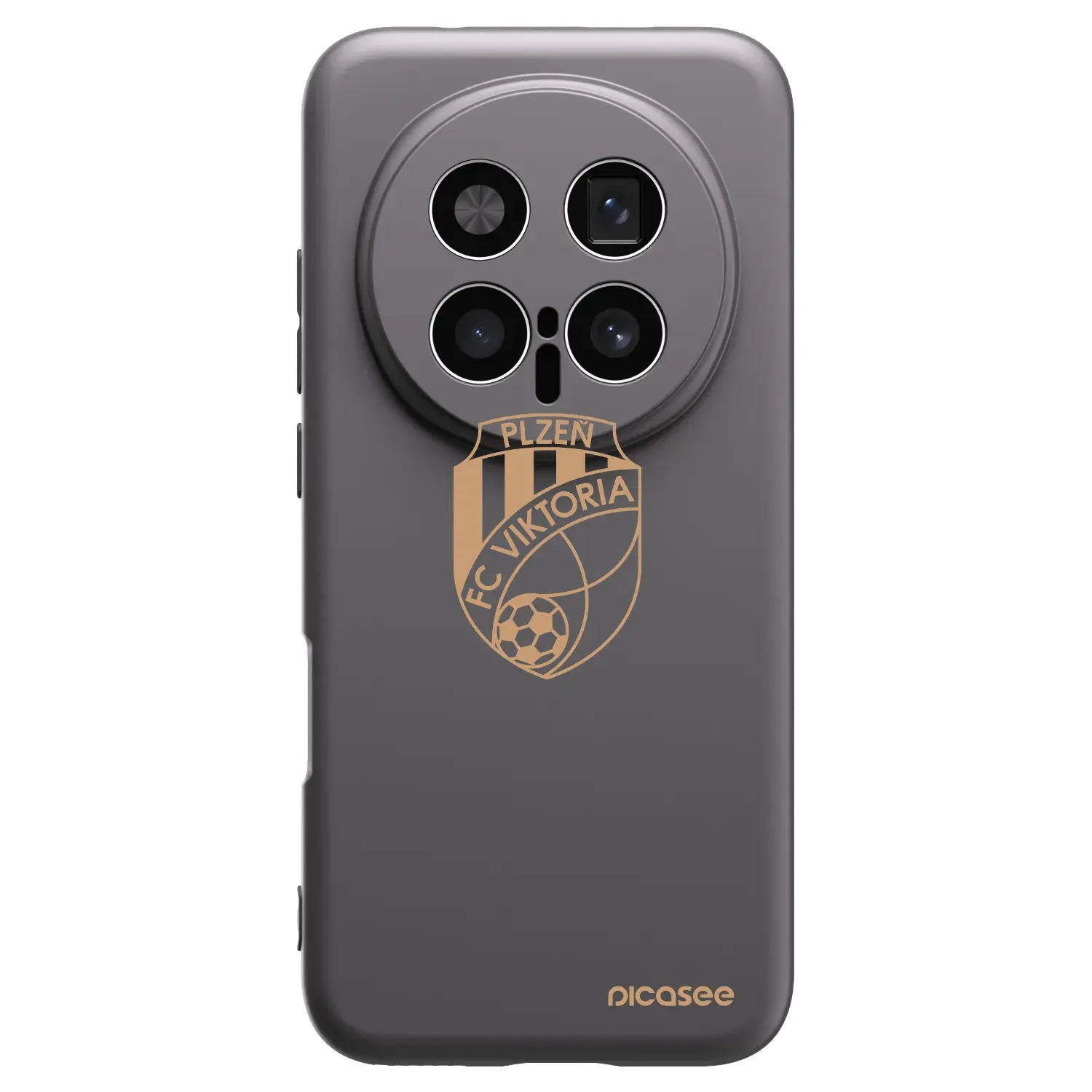 Silikonový černý obal pro Honor Magic8 Pro 5G - FC Viktoria Plzeň I