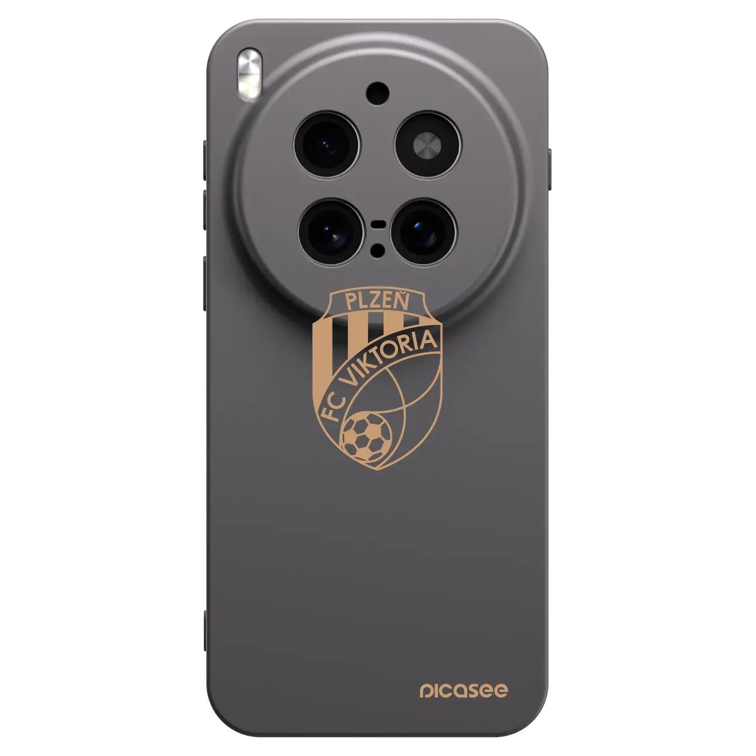Silikonový černý obal pro Vivo X300 Pro - FC Viktoria Plzeň I