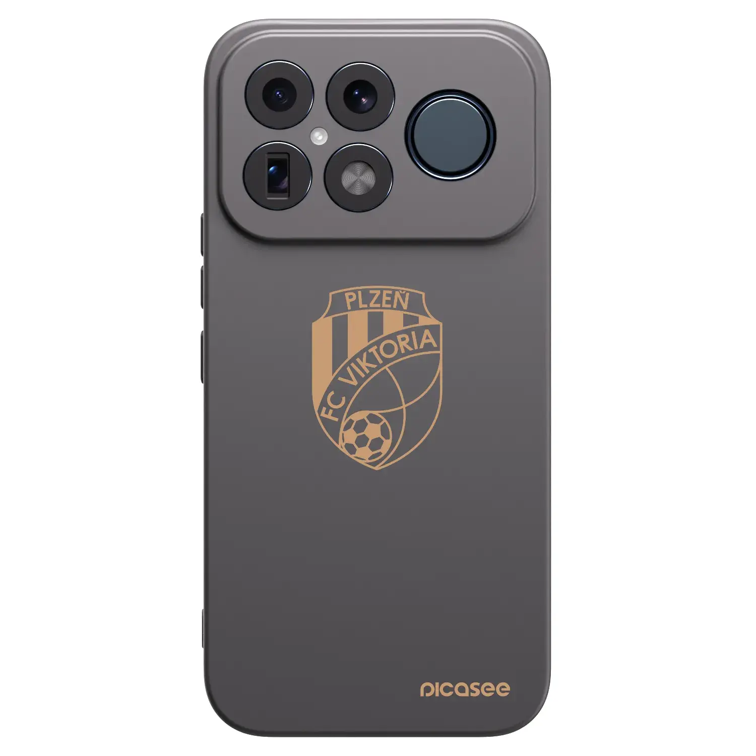 Silikonový černý obal pro Xiaomi Poco F8 Ultra - FC Viktoria Plzeň I