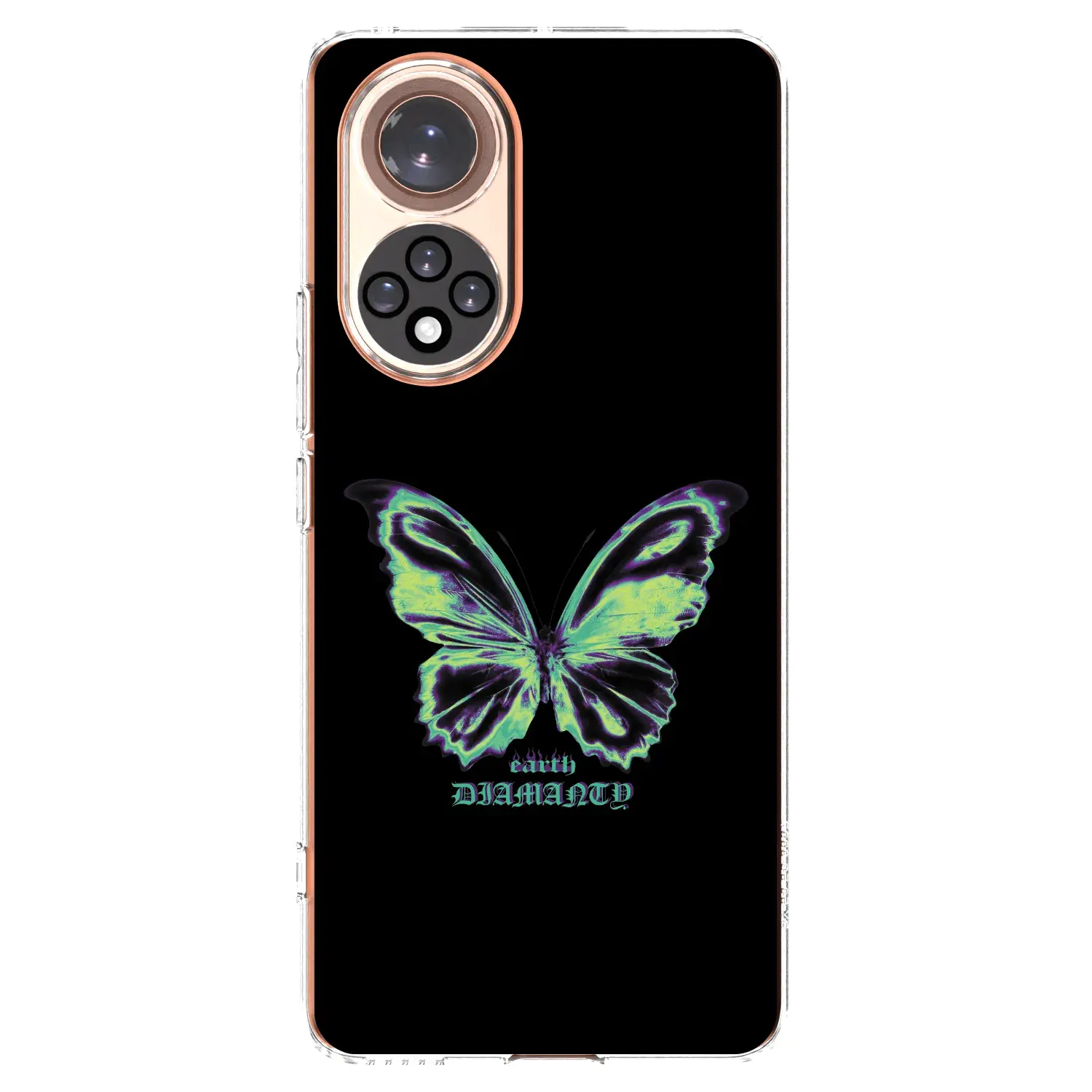 Silikonový průhledný obal pro Huawei Nova 9 - Diamanty Blue