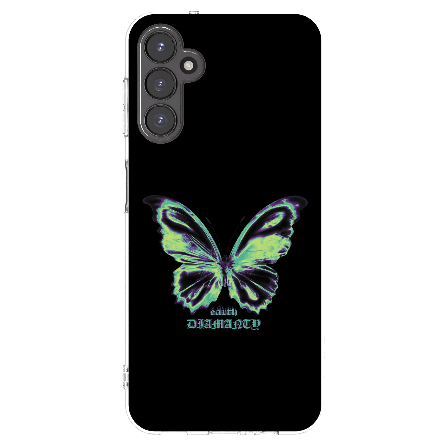 Silikonový průhledný obal pro Samsung Galaxy A14 5G A146P - Diamanty Blue