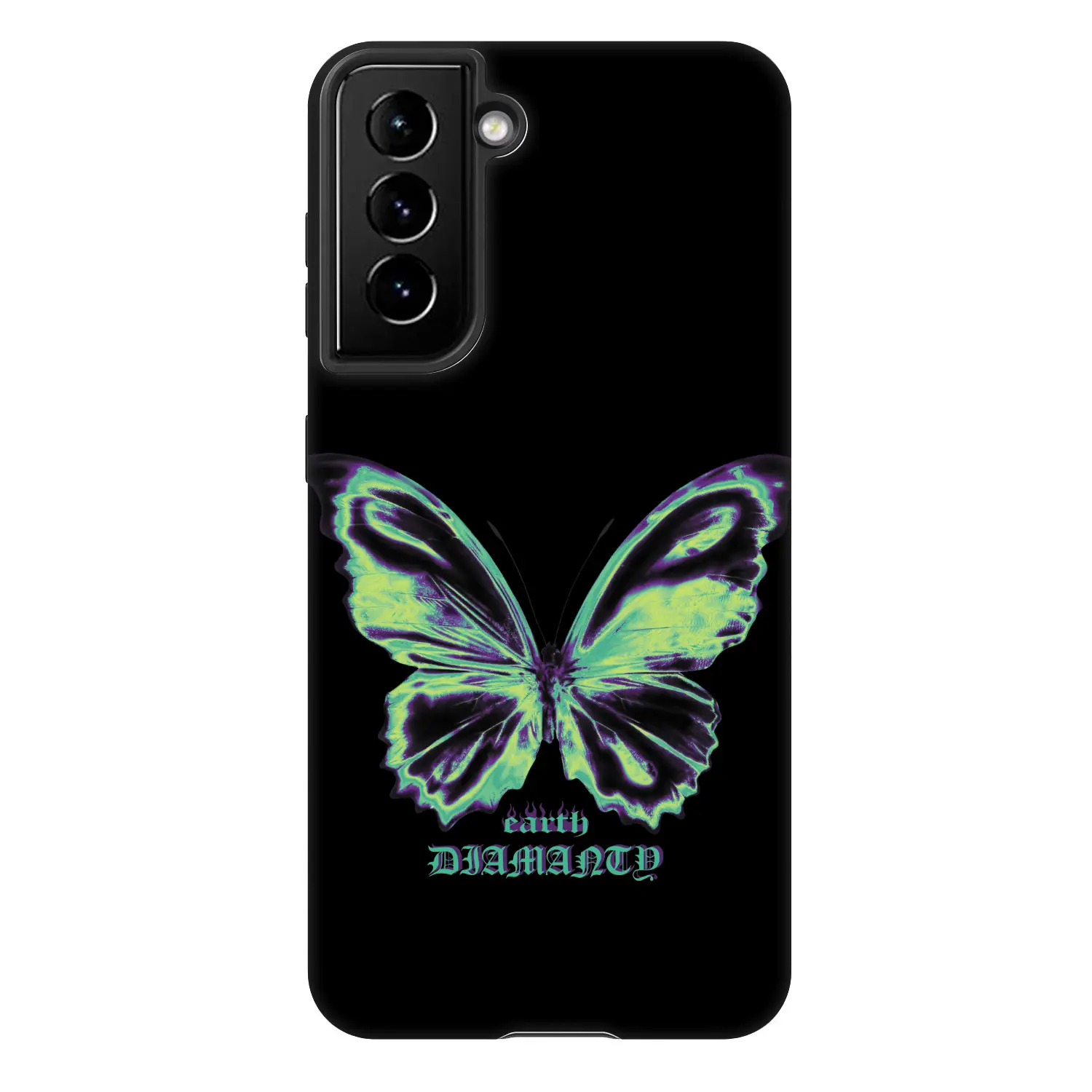 Fashion Case pro Samsung Galaxy S22 5G - Diamanty Blue