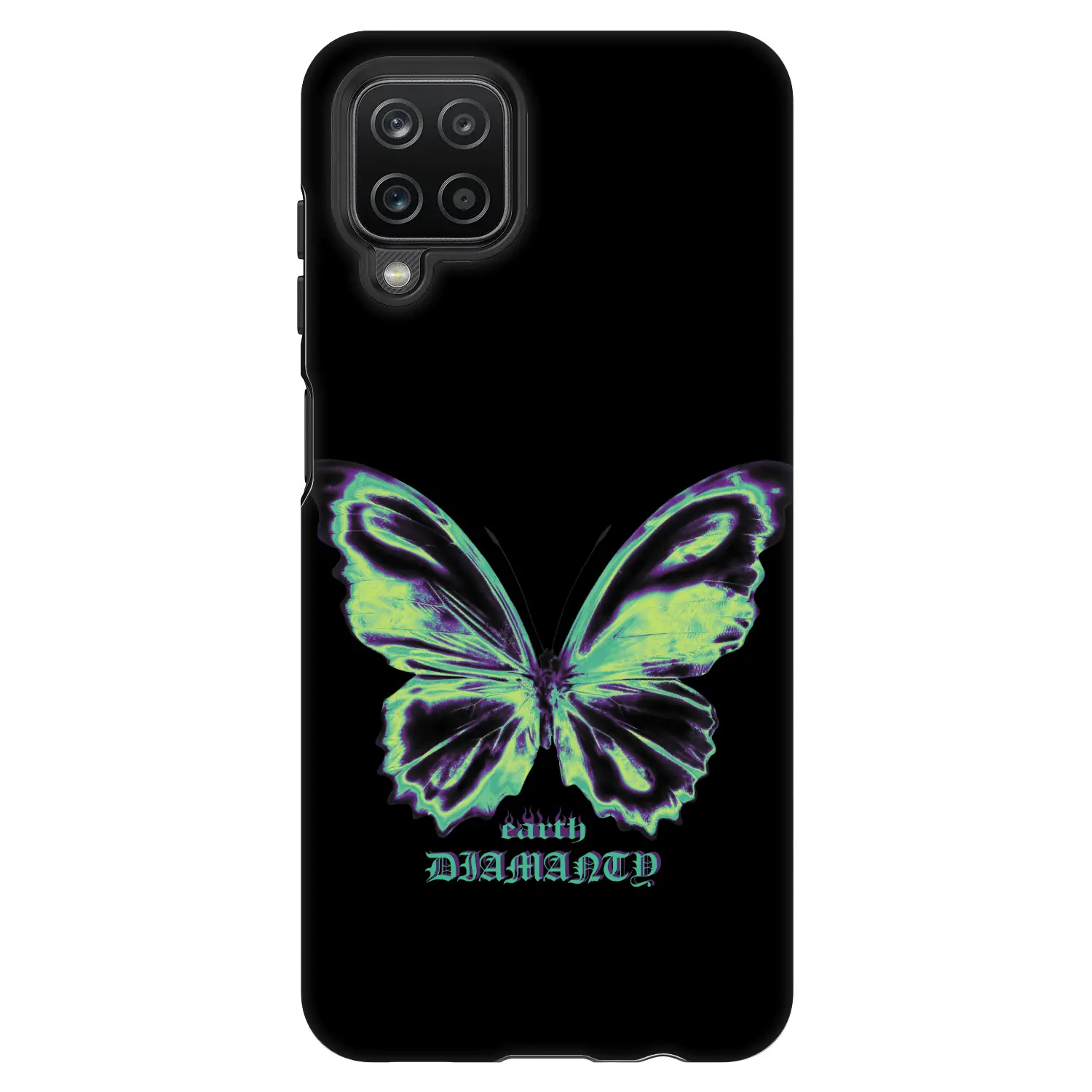 Fashion Case pro Samsung Galaxy A12 A125F - Diamanty Blue