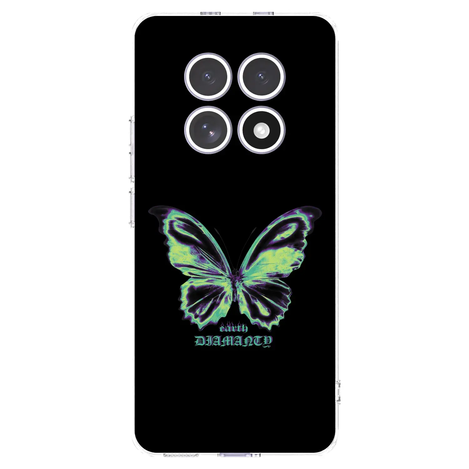 Silikonový průhledný obal pro Xiaomi Redmi Note 15 4G - Diamanty Blue