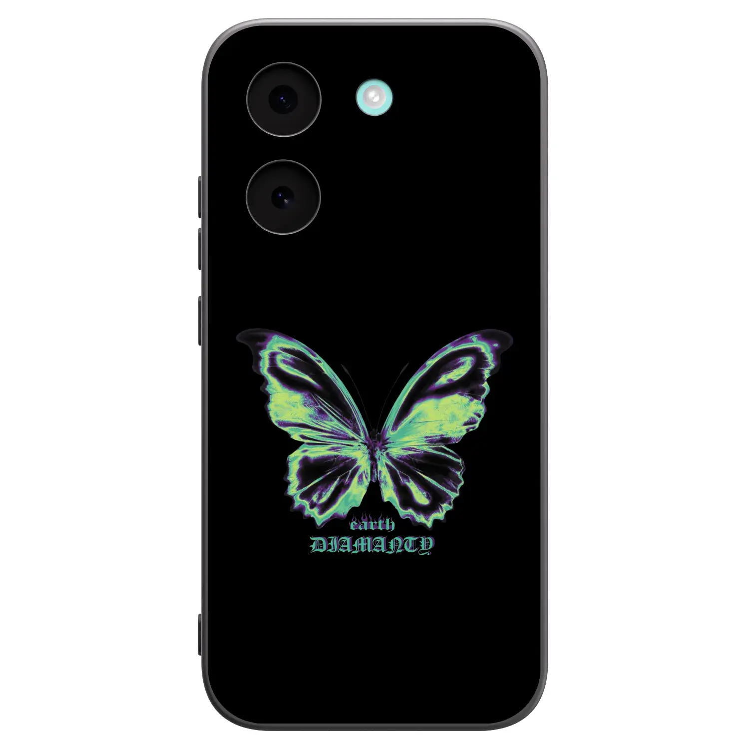 Silikonový černý obal pro Xiaomi Poco X8 Pro - Diamanty Blue