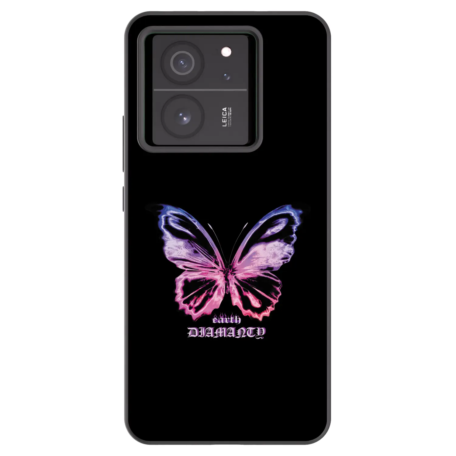 Silikonový černý obal pro Xiaomi 13T Pro - Diamanty Purple