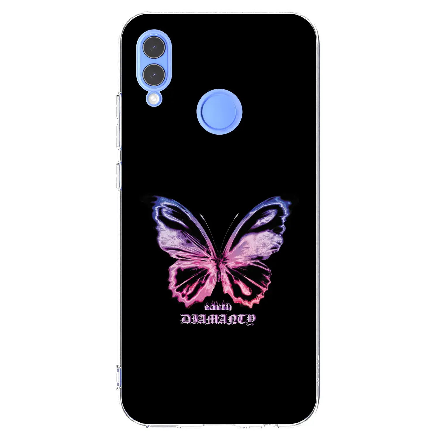 Silikonový průhledný obal pro Honor 10 Lite - Diamanty Purple