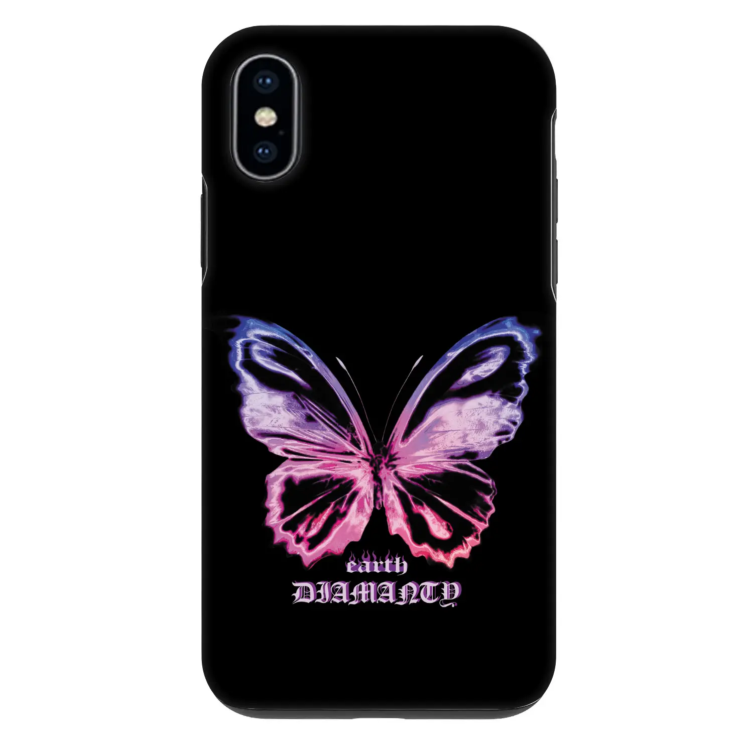 Fashion Case pro Apple iPhone X/XS - Diamanty Purple