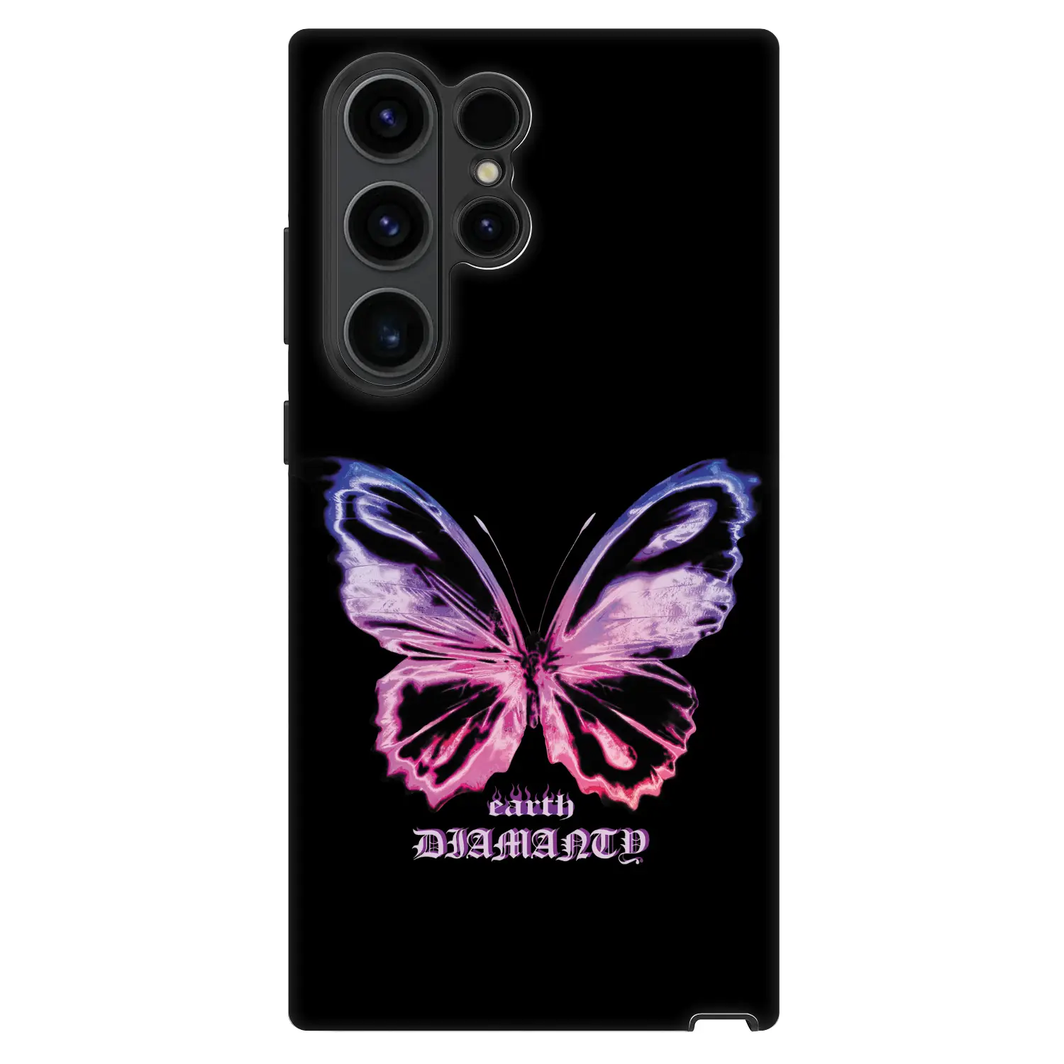 Fashion Case pro Samsung Galaxy S22 Ultra 5G - Diamanty Purple