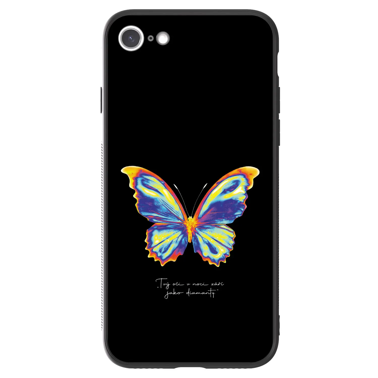 ULTIMATE CASE pro Apple iPhone SE 2020 - Diamanty Black