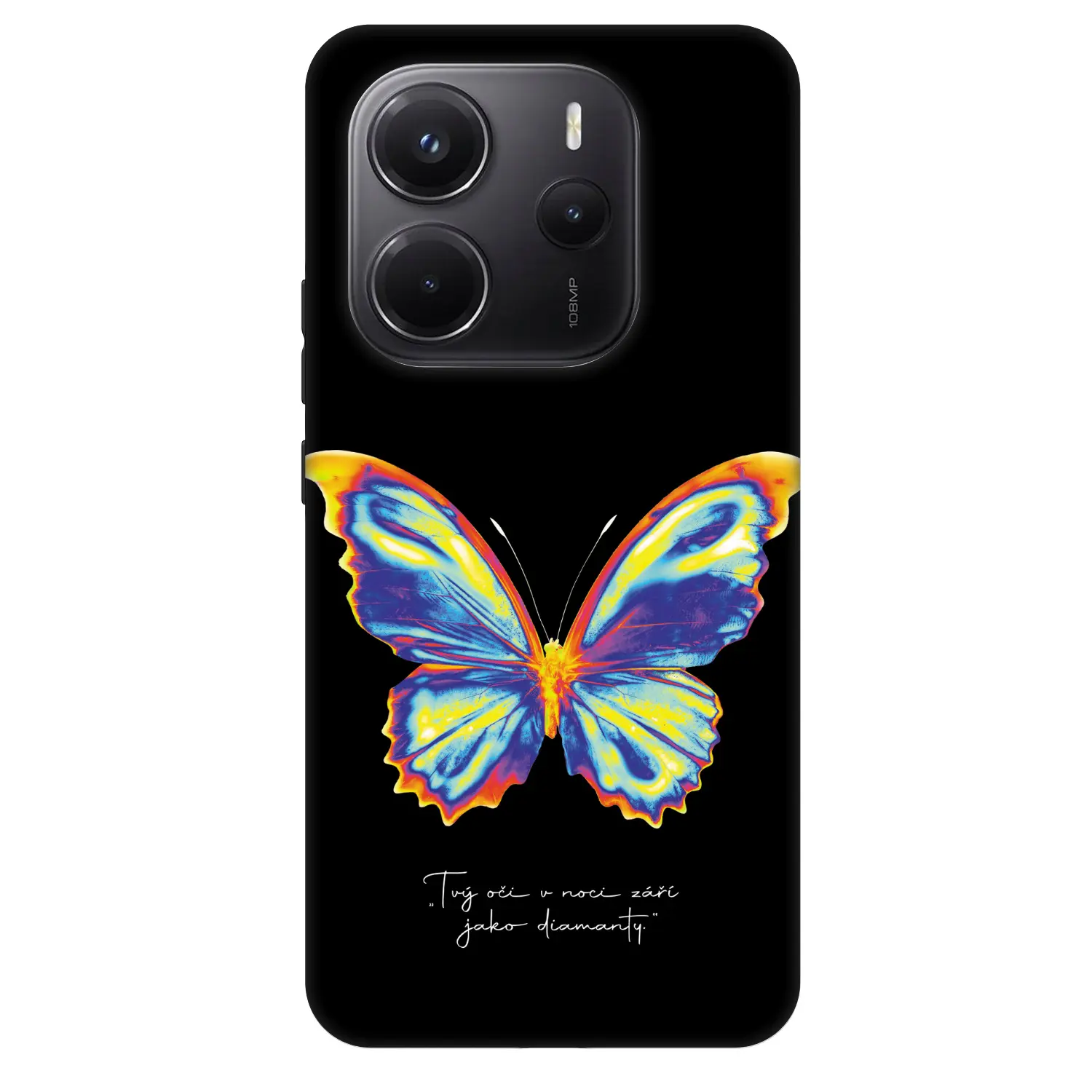 Fashion Case pro Xiaomi Redmi Note 14 5G - Diamanty Black